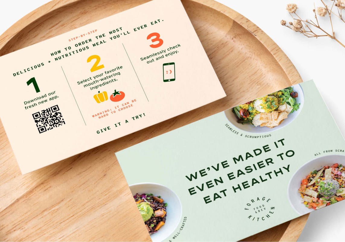 Forage kitchen postcards